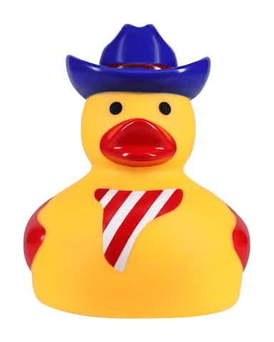 Creatology Rubber Duck With Cowboy Hat 4+, 3.5 in