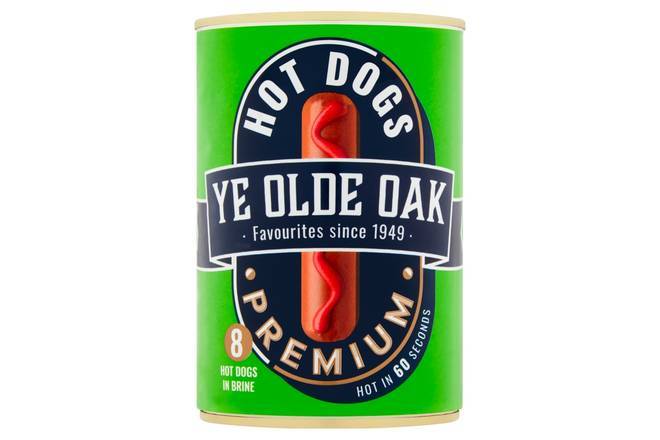 Ye Olde Oak 8 Premium Hot Dogs in Brine 400g
