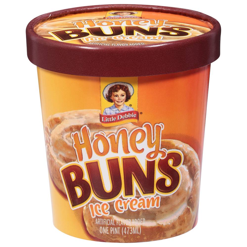 Little Debbie Buns Ice Cream, Honey (1 pint)