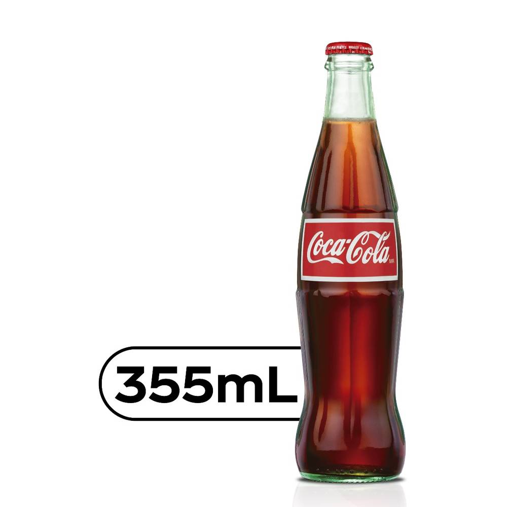 Coca-Cola Mexico Glass Bottles, 355 mL, 6 Pack, 4 Sets (1X24|1 Unit per Case)