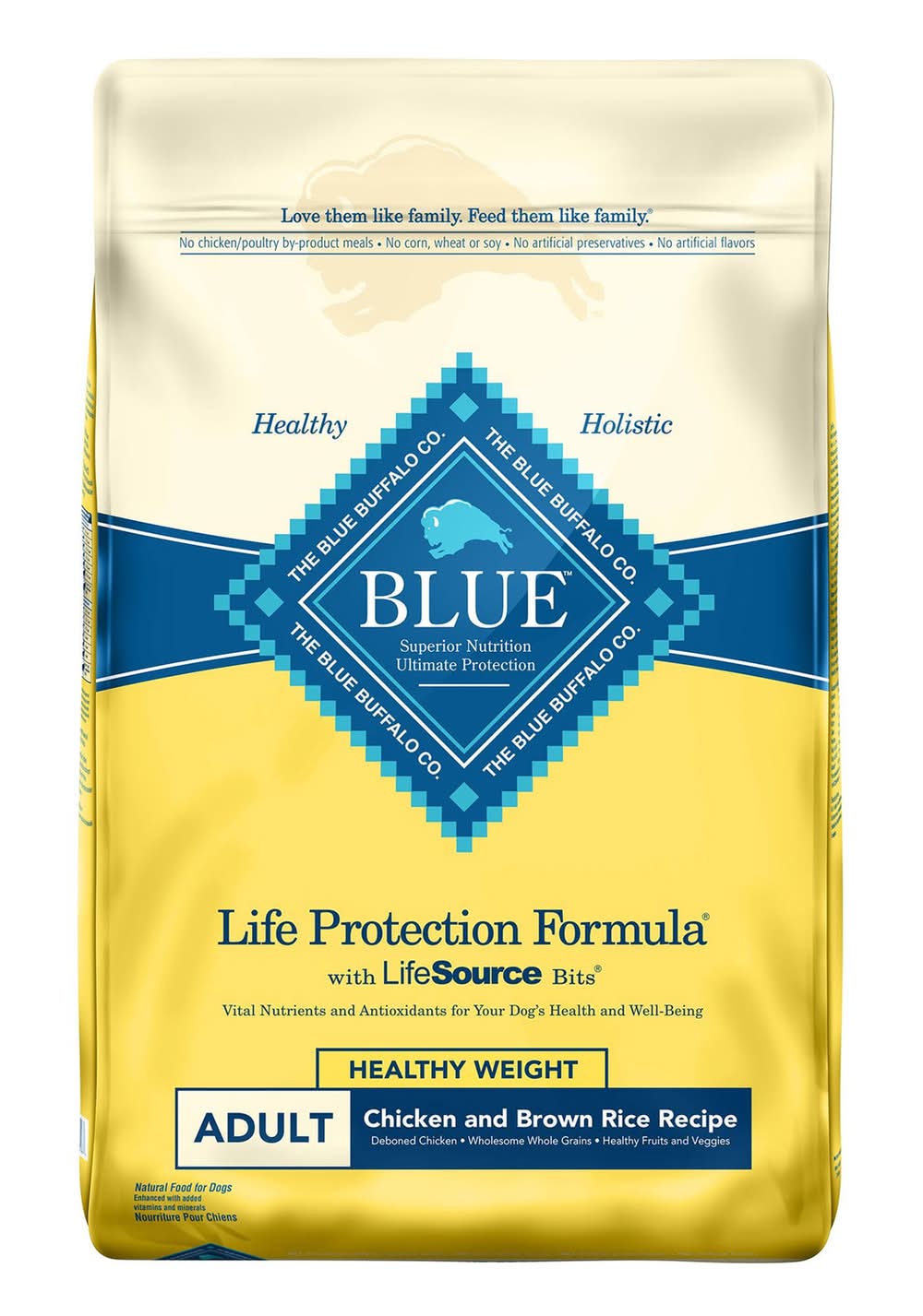 Blue Buffalo Life Protection Formula Adult Chicken And Brown Rice Dry Dog Food 30 Lb