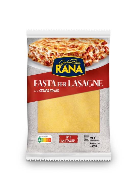 Giovanni Rana - Pâtes fraîches feuilles de lasagne