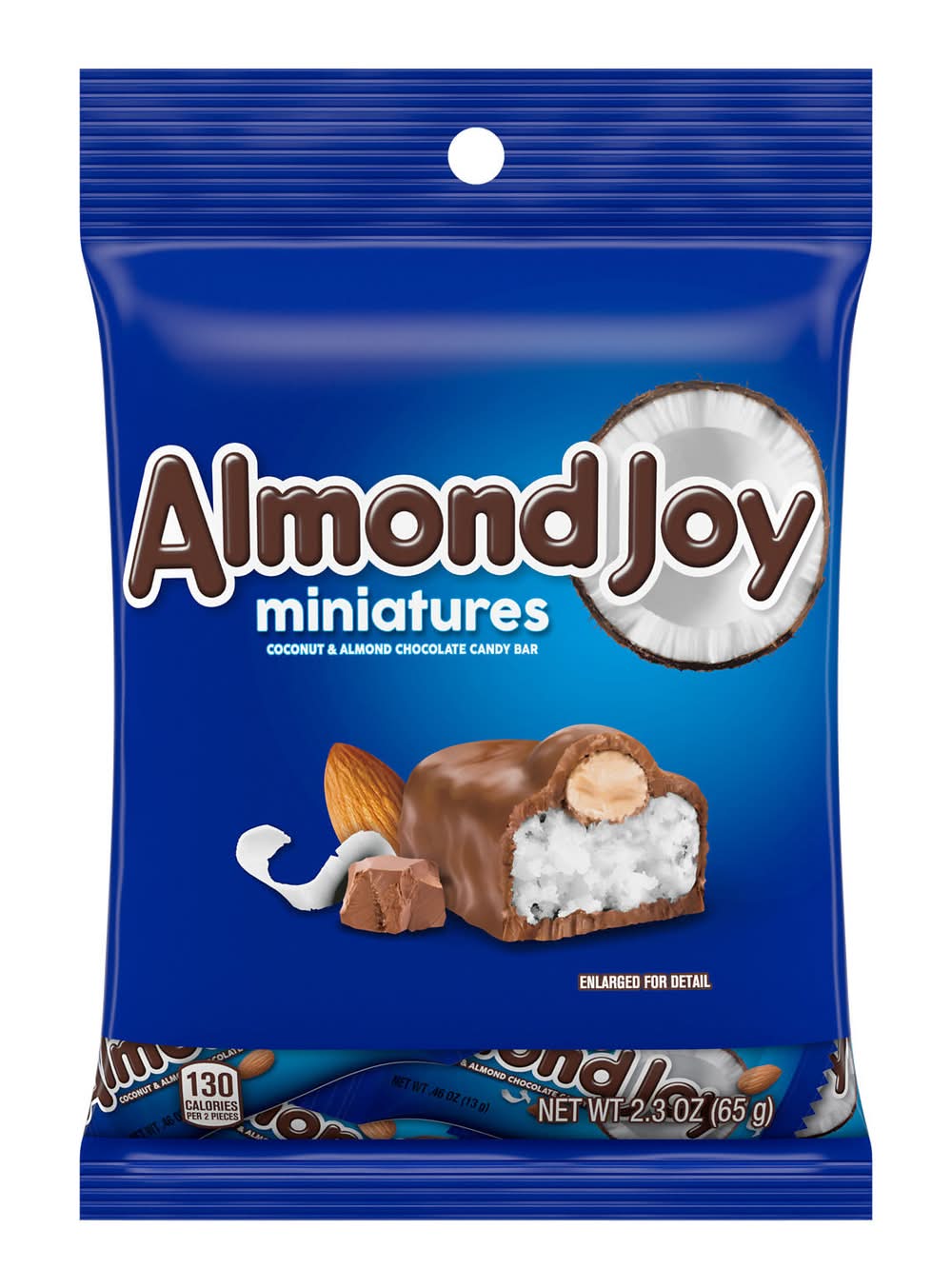 Almond Joy Miniatures Candy Bar, Coconut-Chocolate (2.3 oz)