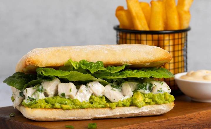 Creamy Chicken & Avocado Ciabatta
