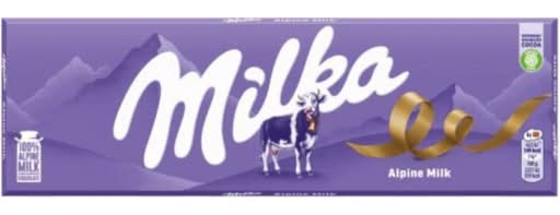 Milka Alpine Milk Chocolate Block 250g