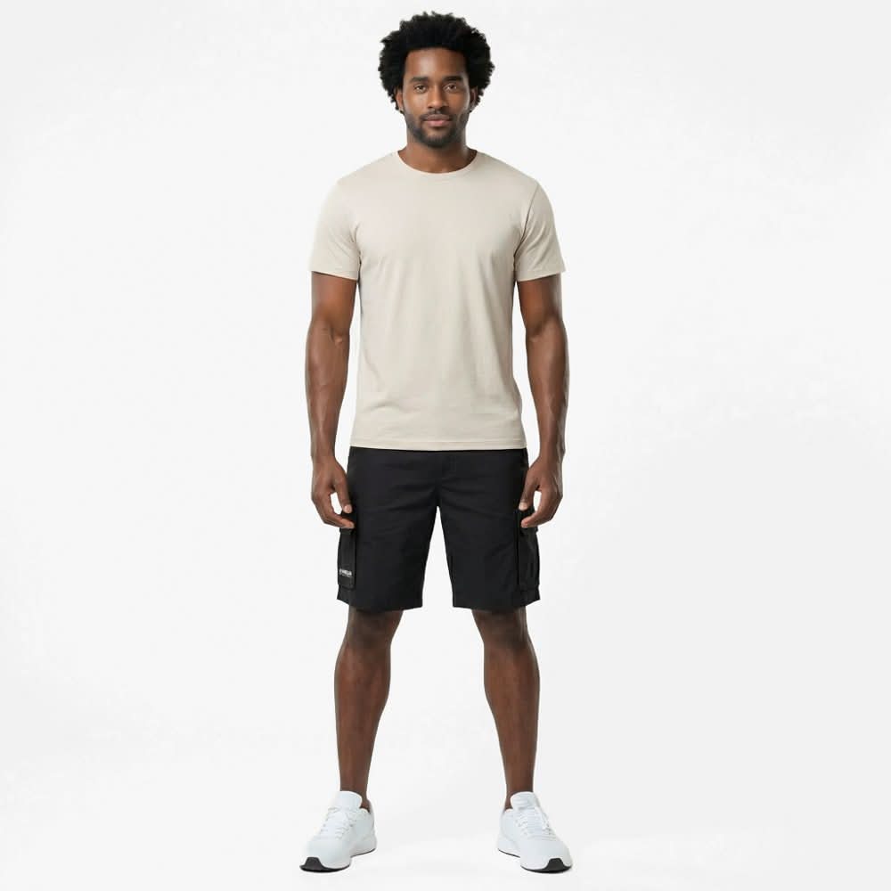 Magellan Outdoors Men's Outdoor Hickory Canyon Cargo Shorts, Caviar, 32"