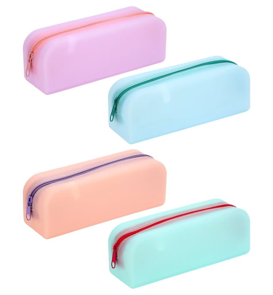 Colorful Zipper Pencil Case, 1 ct.