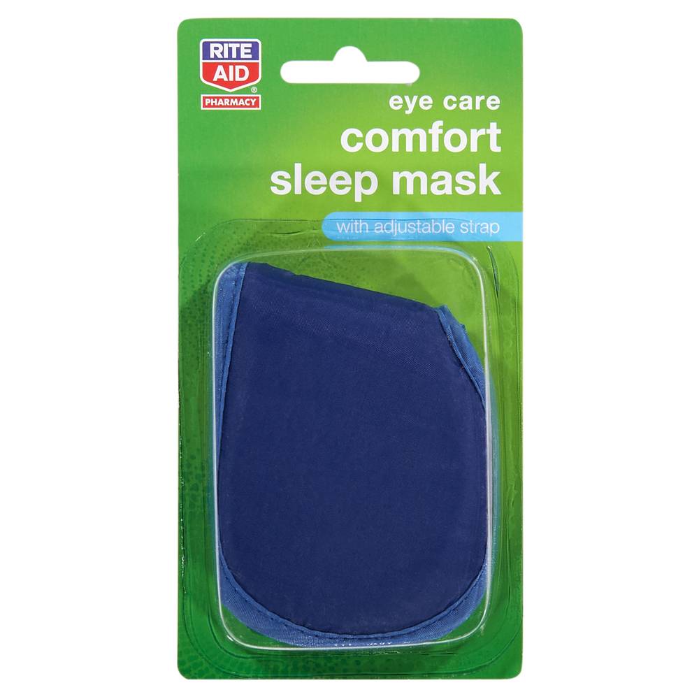 Rite Aid Eye Care Comfort Sleep Mask With Adjustable Strap (1 Ct)