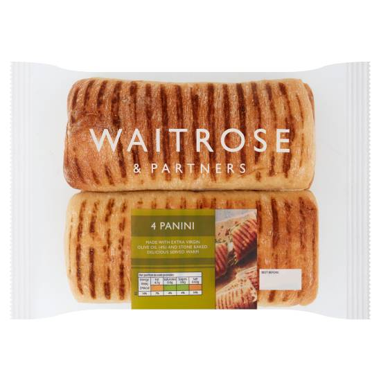 Waitrose Panini (4 ct)