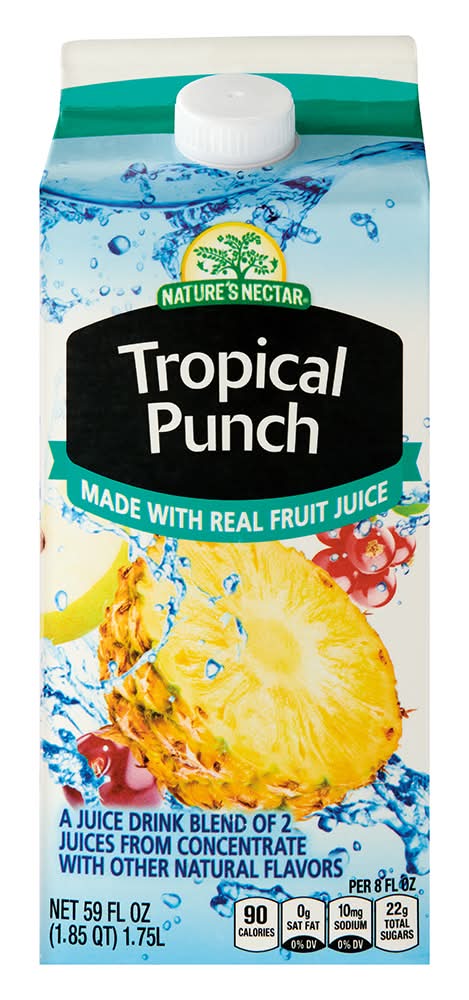 Nature's Nectar Fruit Juice Drink, Tropical Punch (59 fl oz)