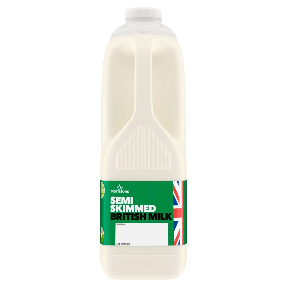 Morrisons British Semi Skimmed Milk (3.4L)