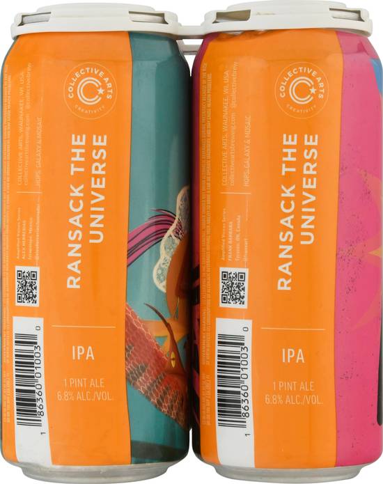 Collective Arts India Pale Ale Ransack the Universe Beer (1 pint)