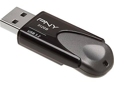 Pny Elite Turbo Attache 4 512gb Usb 3.2 Flash Drive ( black )