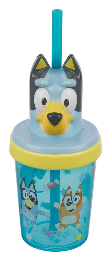 Kids Character Cup With Straw 13 Oz Assorted