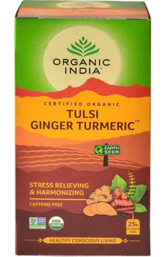 Organic India Tulsi Turmeric Ginger Tea