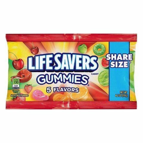 Lifesavers Gummies 5 Flavors King Size 4.2oz