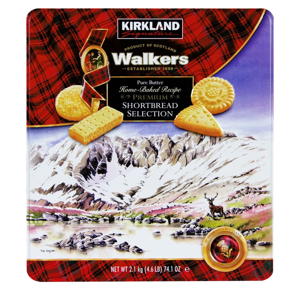 Kirkland Signature Premium Shortbread Selection, Butter (74.1 oz)