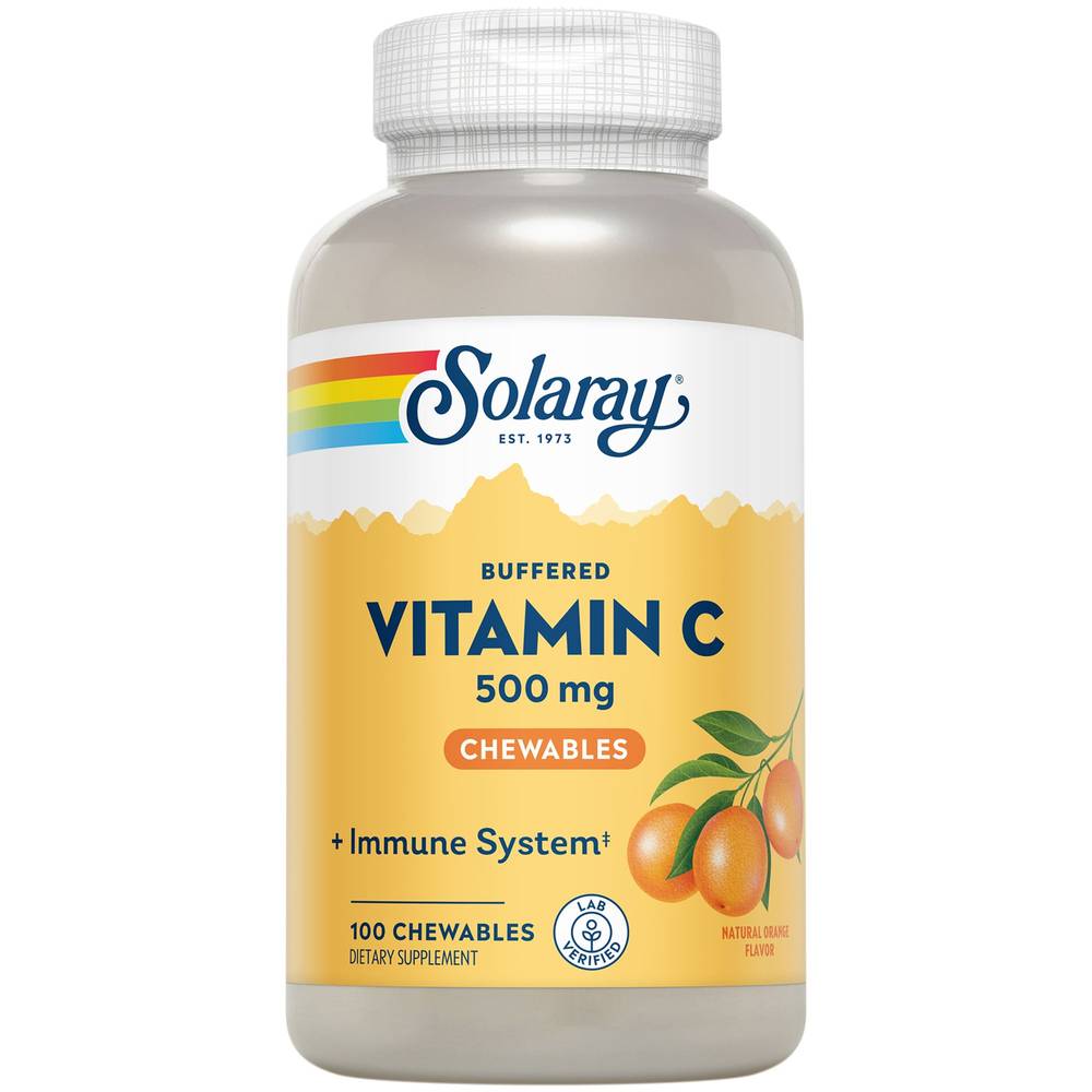 Solaray Vitamin C 485 mg Chewables (orange) (100 ct)