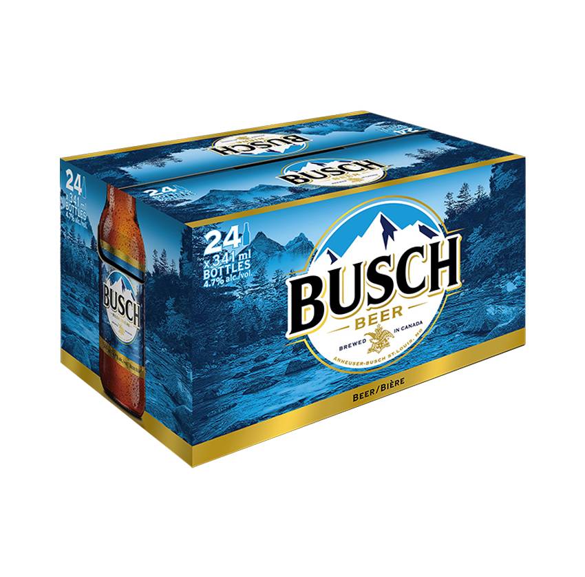 Busch Lager  (24 Bottles, 341ml)