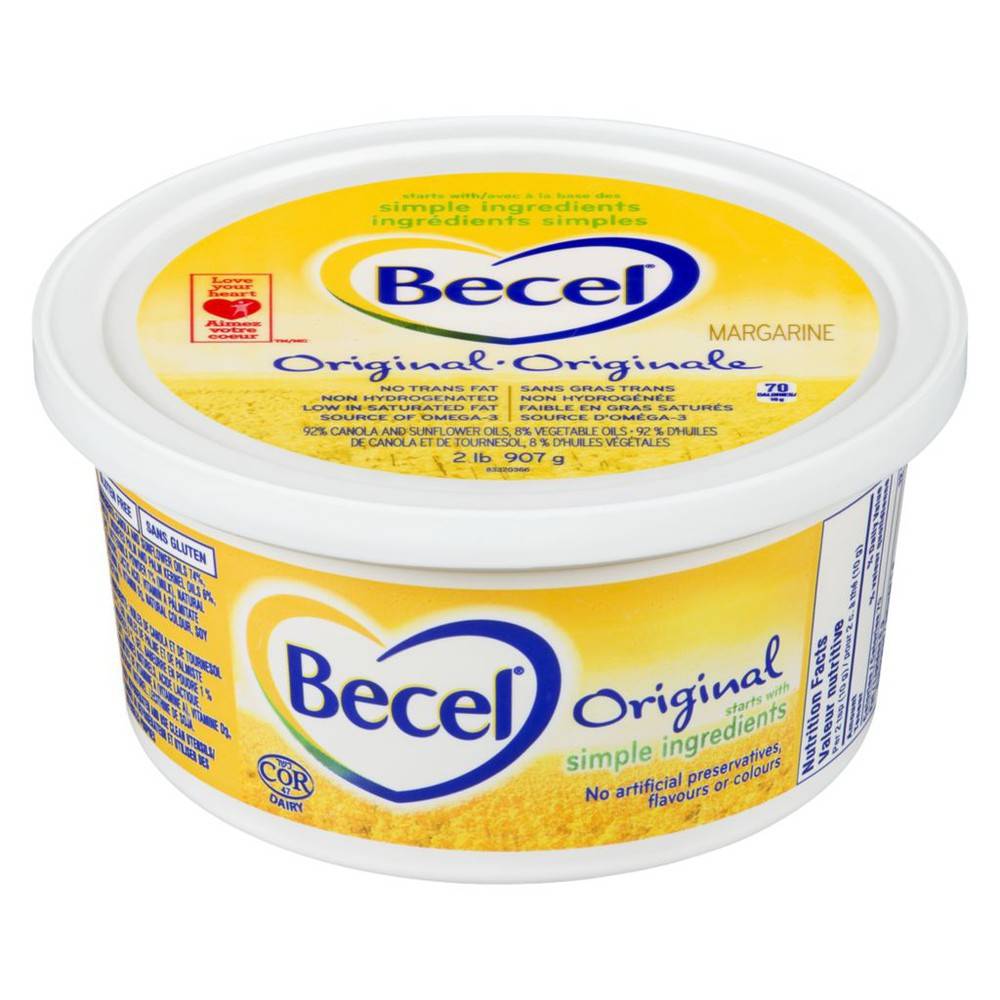 Becel tournesol (907 g) - original margarine (907 g)