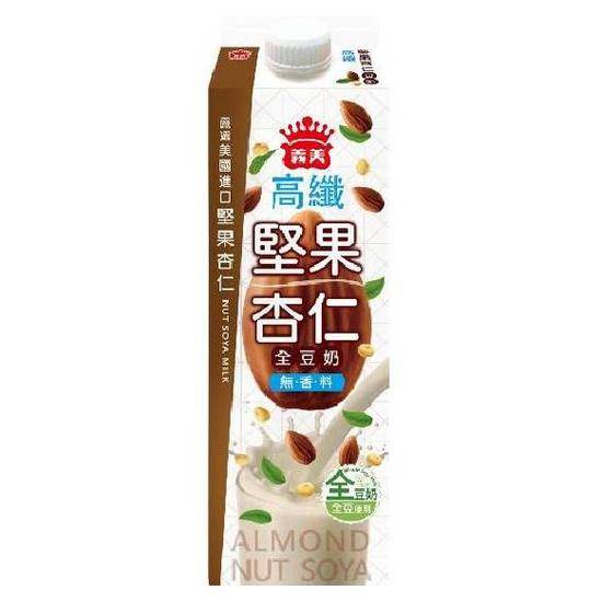 義美高纖堅果杏仁全豆奶900ml