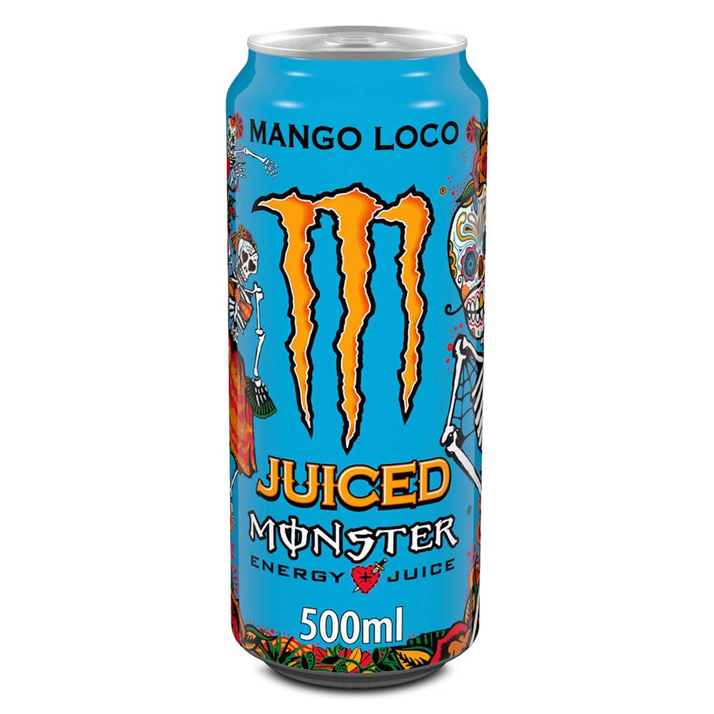 Bebida Energética Mango Loco Monster Energy Lata 500 Ml