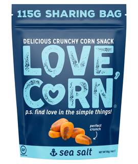 Love, Corn Sea Salt Delicious Crunchy Corn 115g