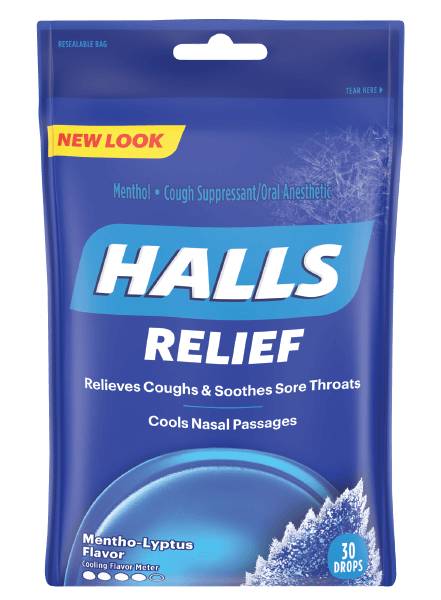 Halls Mentho-Lyptus Bag 30ct