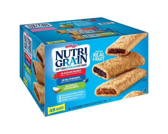 Kellogg's · Nutri Grain Assorted Soft Baked Breakfast Bars (48 ct)