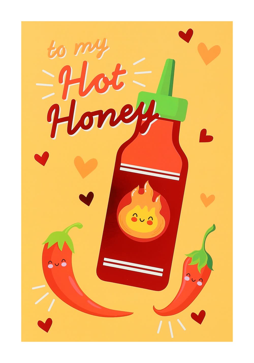 Valentine's Gift Card Hot Honey