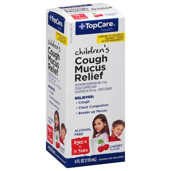 TopCare Children's Mucus Relief Cough Cherry Flavor