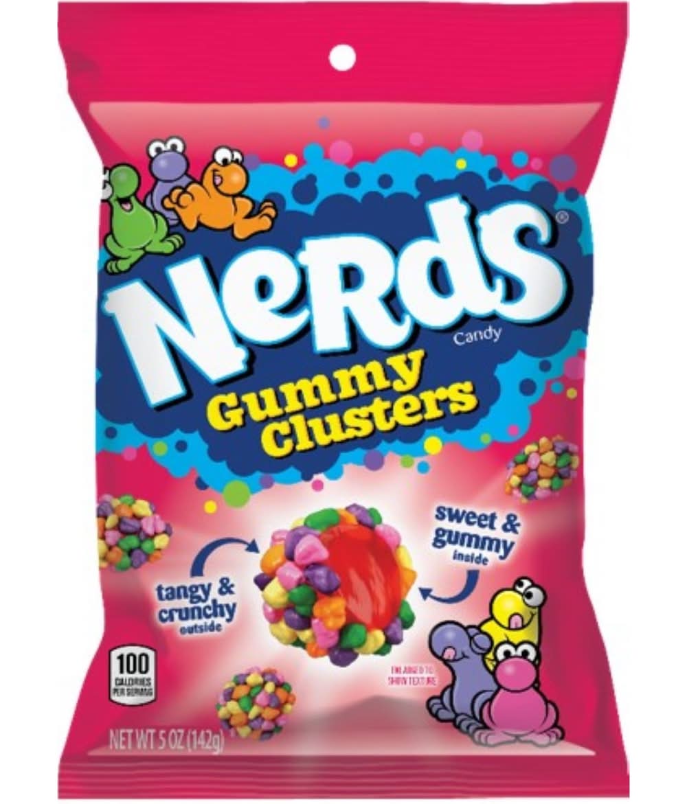 Nerds Rainbow Gummy Clusters 5 Oz