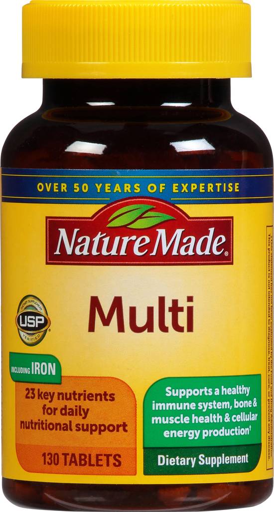 Nature Made Complete Multi With Iron Supplement (130 ct)