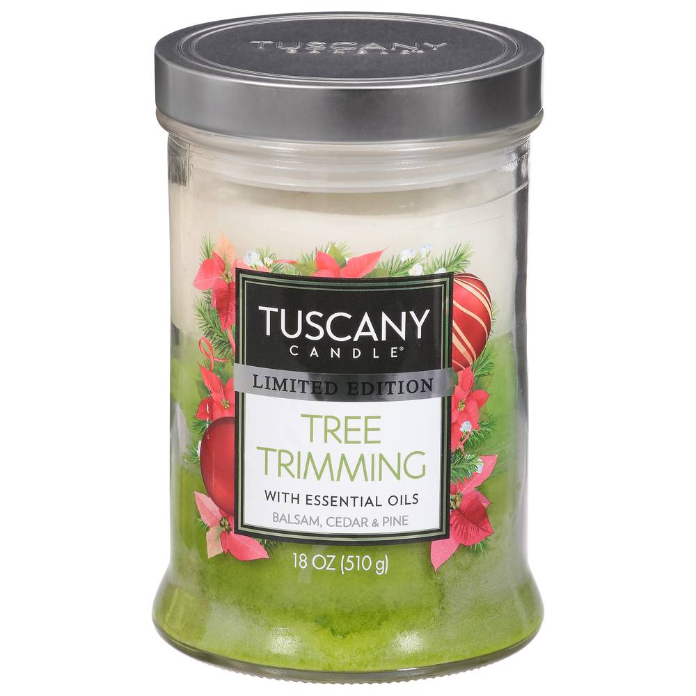 Tuscany Candle Tree Trimming Candle With Essential Oils (18 oz)