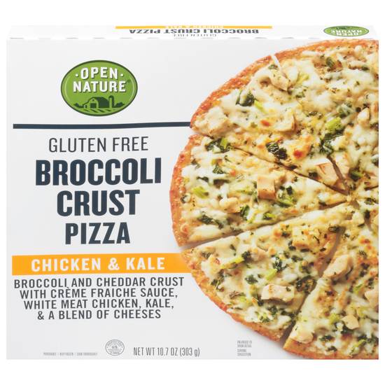 Open Nature Gluten Free Broccoli Crust Pizza Chicken & Kale (10.7 oz)