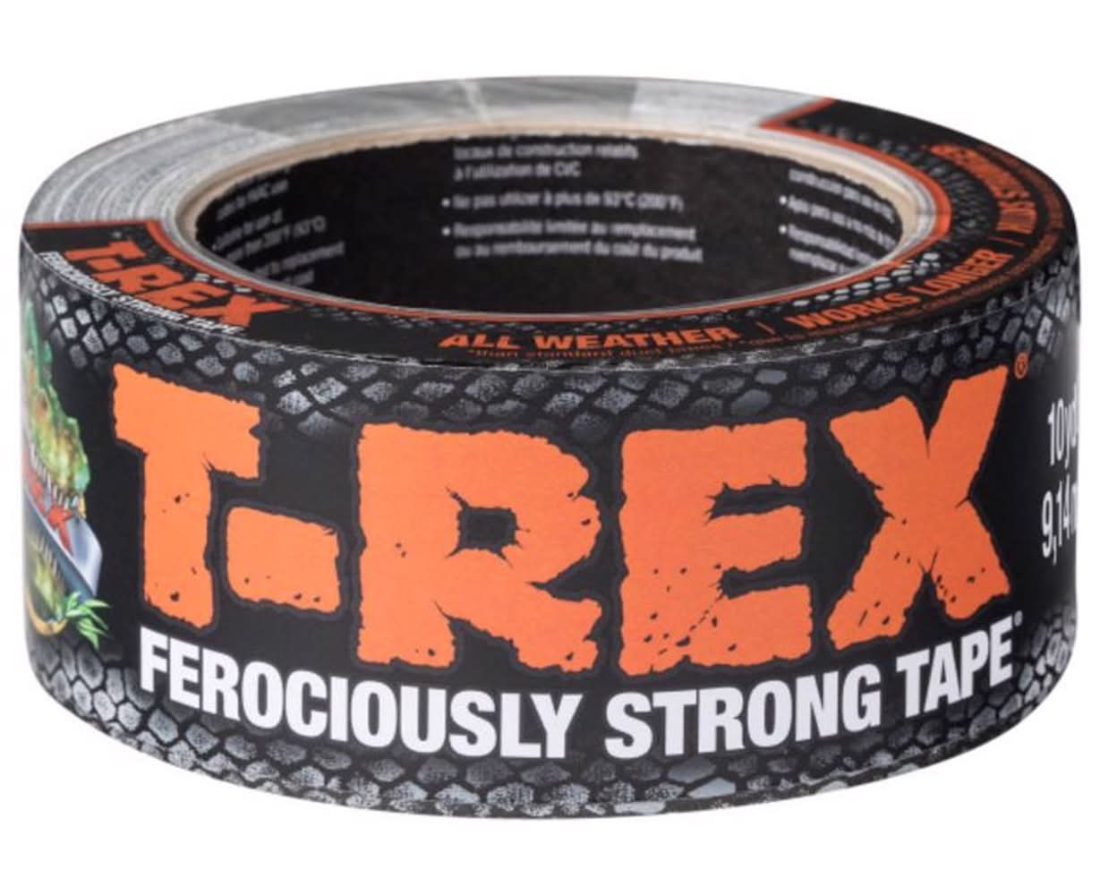 T-Rex 1.88 In. W X 10 Yd L Gray Solid Duct Tape