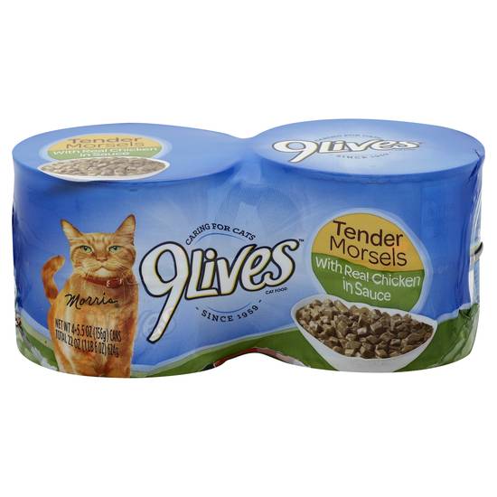 9Lives Tender Nibbles With Chicken in Gravy Wet Cat Food (4 ct)