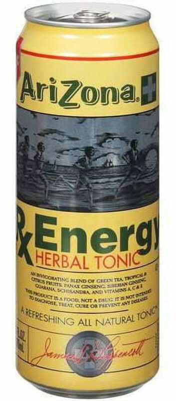 Arizona Rx Energy Herbal Tonic Can 33oz