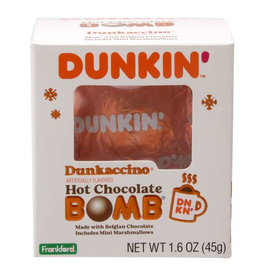Order Dunkin Dunkaccino Hot Chocolate Bomb - 1.6 oz food online from Rite Aid store, Costa Mesa on bringmethat.com