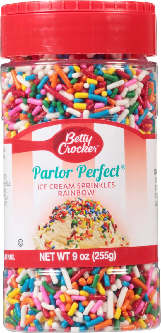 Betty Crocker Parlor Perfect Rainbow Ice Cream Sprinkles