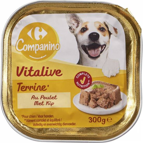 TARRINA PERRO POLLO CRF 300G