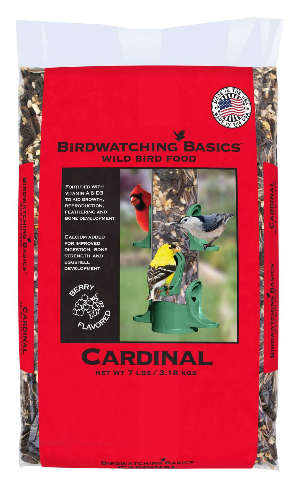 Red River Commodities Cardinal Blend Ready-to-use Millet Bird food 7 Pound(s) | 1162