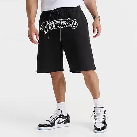 JD Sports - Hoodrich Galaxy Oversized Fleece Shorts, Men, M, Black