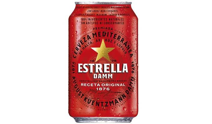 Estrella Damm Cerveza Lata 33cl