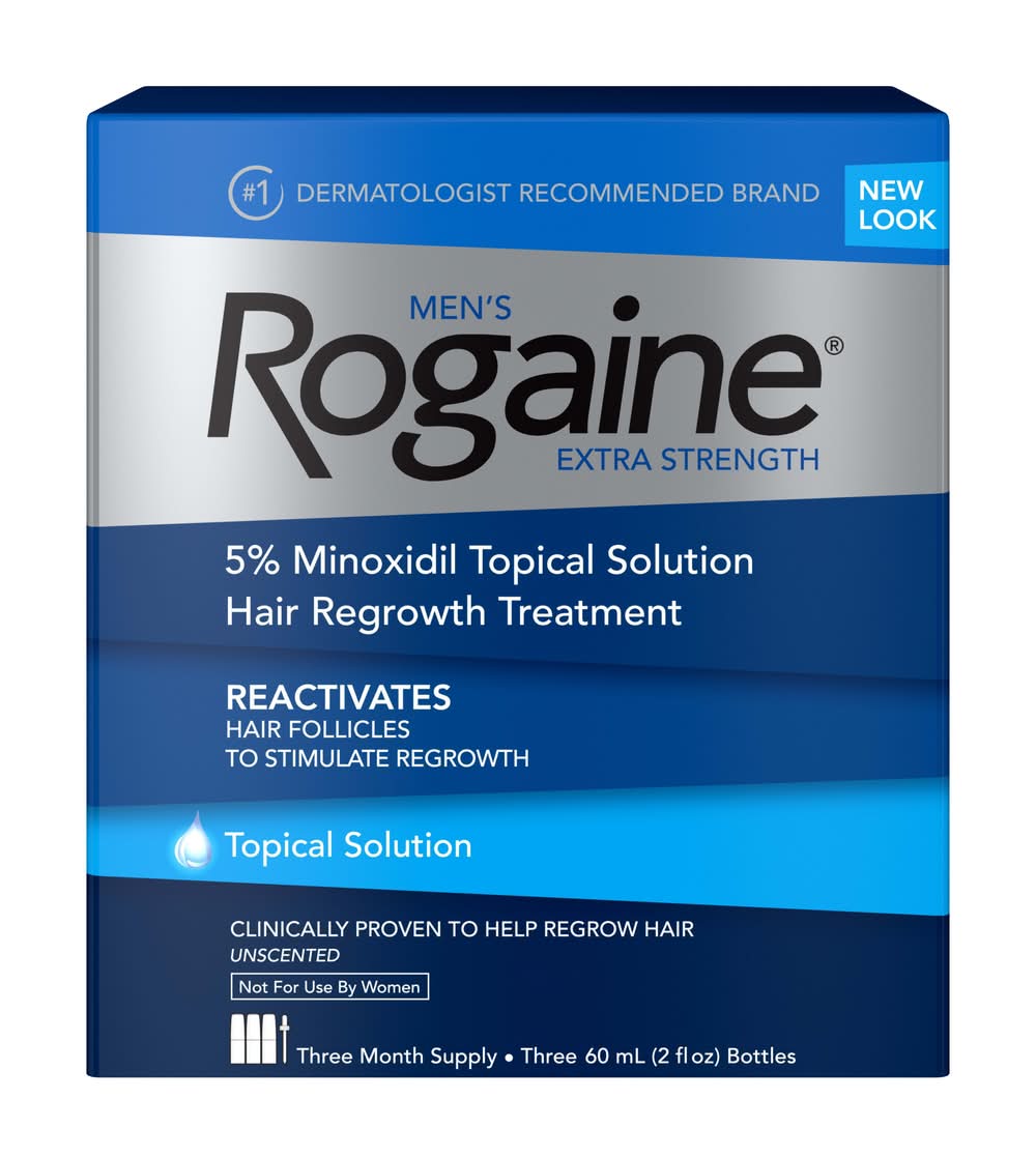 Rogaine Hair Regrowth Treatment, Men (6 fl oz, 3 ct)