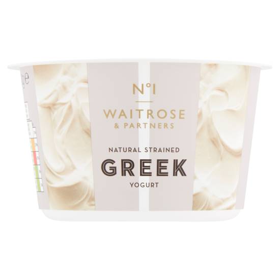 Waitrose No1 Natural Strained Greek Yogurt