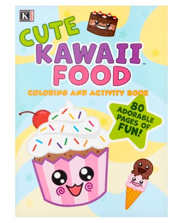 Kappa Cute Kawaii Food Coloring & Activity Book