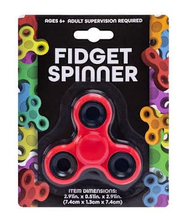 Fidget Spinner 2.91in Red