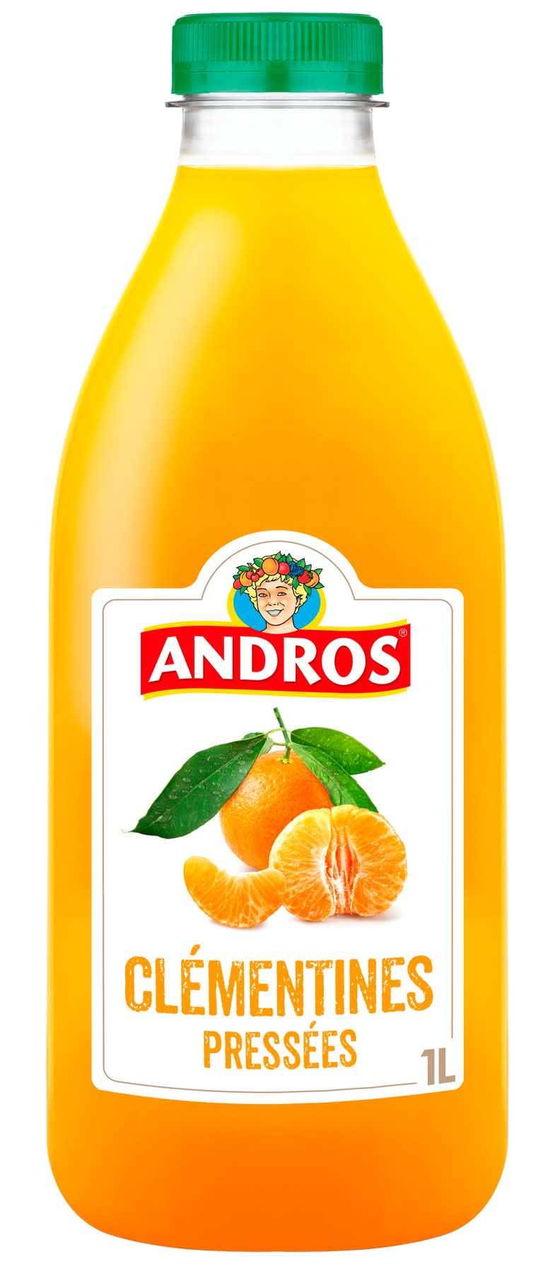 Andros - Jus de fruits pressé, clémentines (1L)