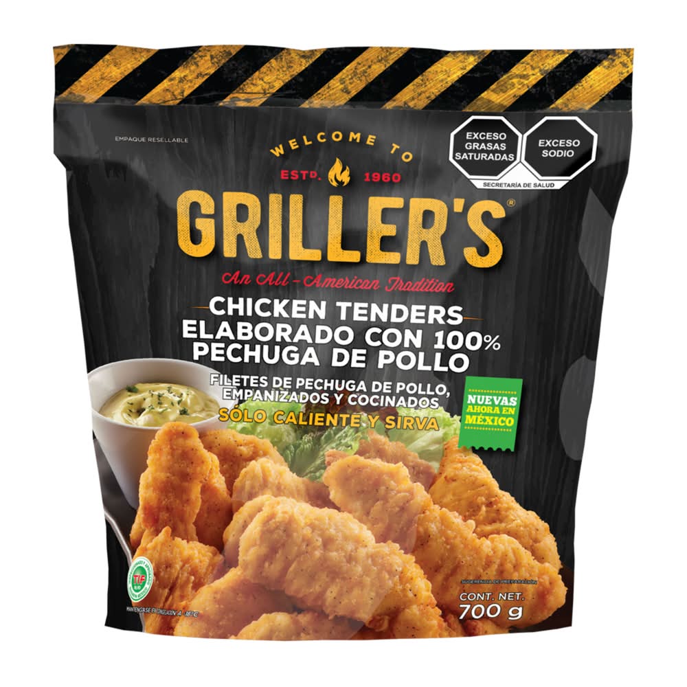 Griller's · Filetes de pechuga de pollo empanizados (700 g)